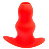 MK Toys Plug Tunnel Stretch Rouge Medium 13 x 6.4cm